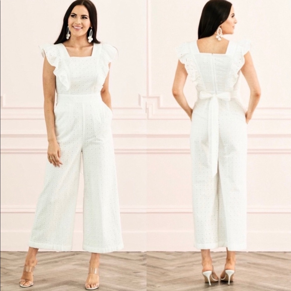 Rachel Parcell eyelet jumpsuit